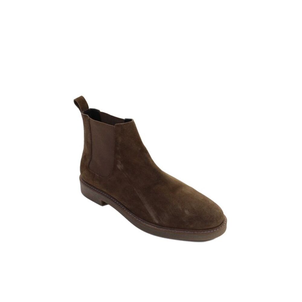 Zara Mens Suede Chealsea Boots Brown Size 12